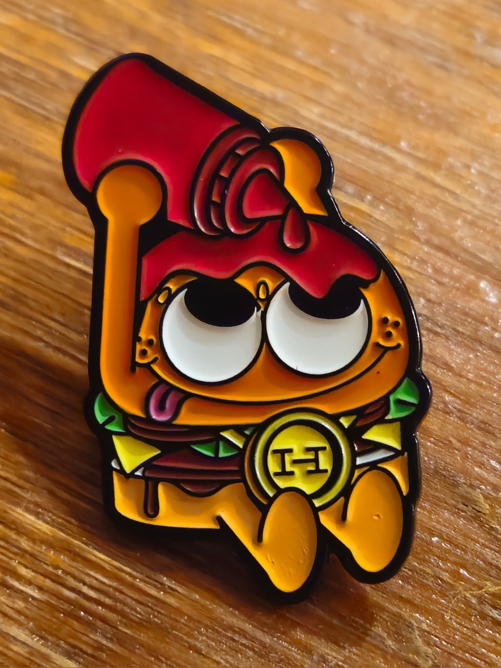 Hat Club Amazon Peccy Pin Burger With Ketchup Bottle